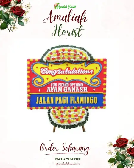 Sewa Papan Bunga Pegambiran